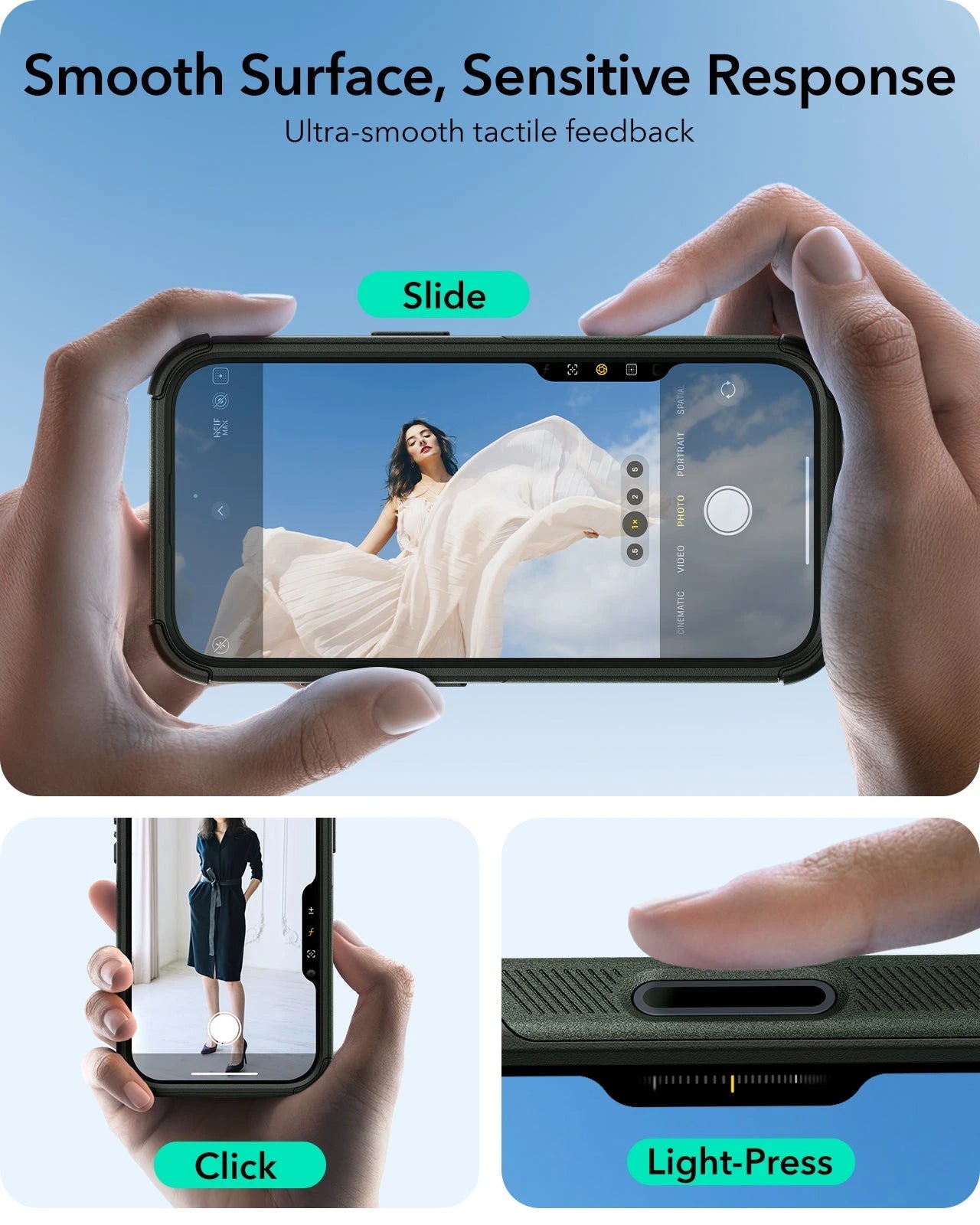iPhone 16 Pro Cyber Tough Magnetic Case (Camera Control, Stash Stand)
