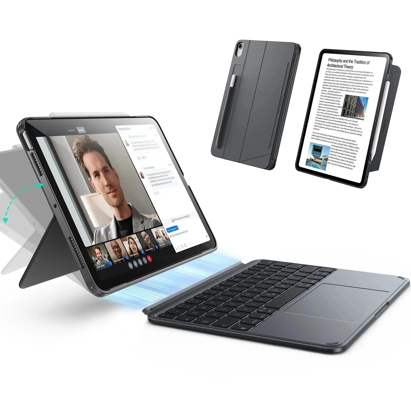 iPad  Shift Keyboard Case (Detachable)